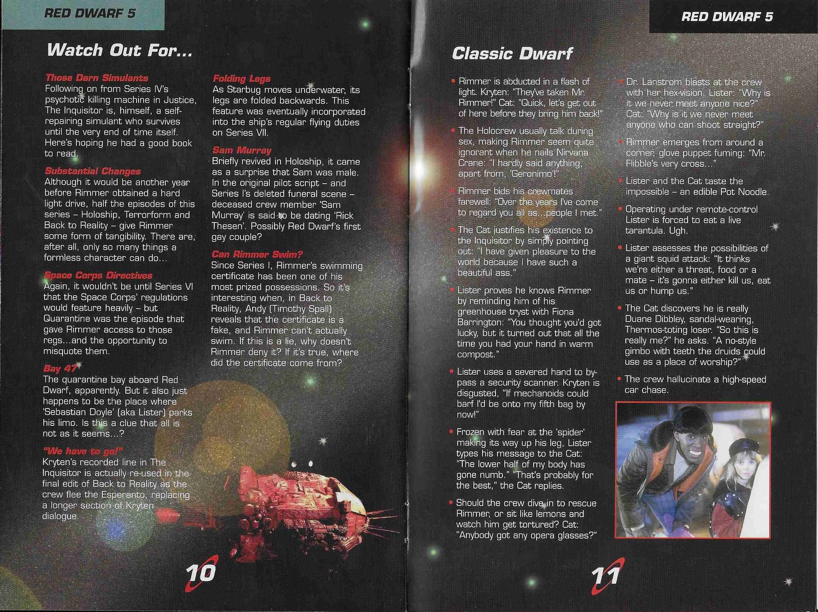 Inserts from BBCDVD 1371